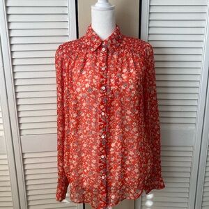 Veronica Beard Button Down Top Size 4